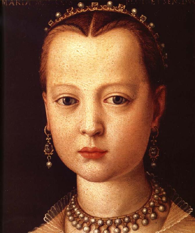 Agnolo Bronzino Portrait of Maria de'Medici Sweden oil painting art